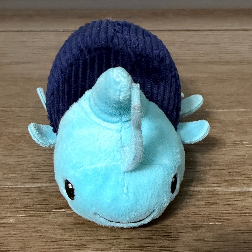 Animal Adventure Blue Beetle Corduroy Shell Plush Stuffed Animal‎ Toy 5.5"